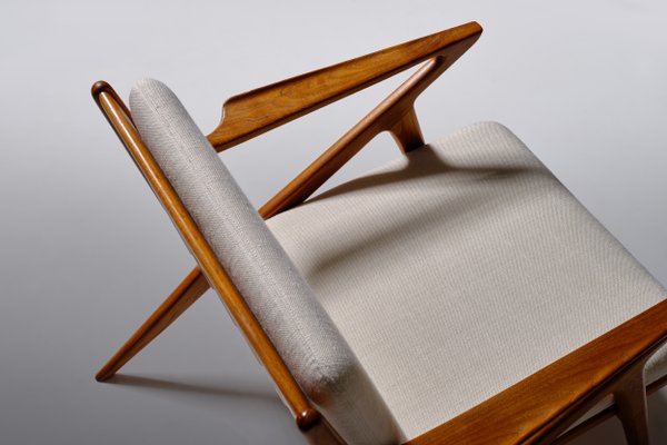 Mid Century Danish Z Chairs By Poul Jensen For Selig Set Of 2 For Sale At Pamono
