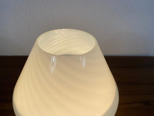 Murano Glass Mushroom Table Lamp by Italian Mushroom Murano Glass Table