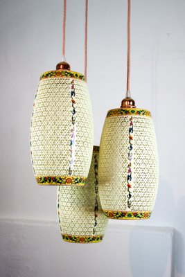 Lámparas orientales de cerámica, años 80. Juego de 3 en venta en