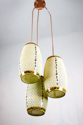 Lámparas orientales de cerámica, años 80. Juego de 3 en venta en