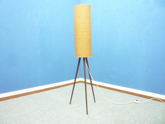 blue tripod floor lamp