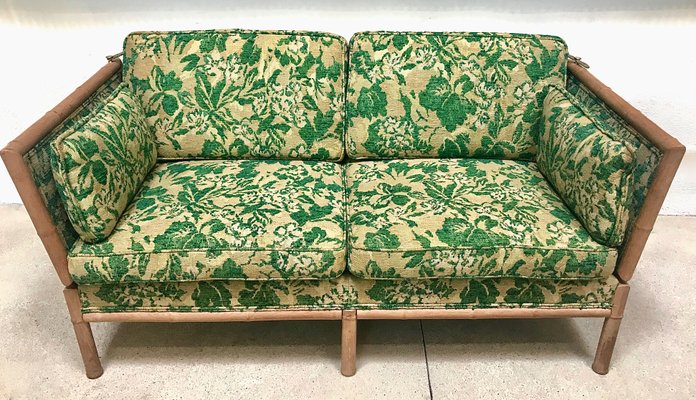 2-Sitzer Schlafsofa aus Bambus, 1960er bei Pamono kaufen