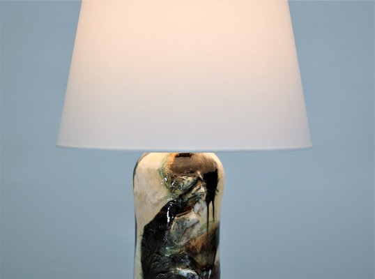 Danish Modern Earthenware Table Lamp by Jeppe Hagedorn Olsen, 1960s Danish Modern Earthenware Table Lamp by Jeppe Hagedorn Olsen, 1960s