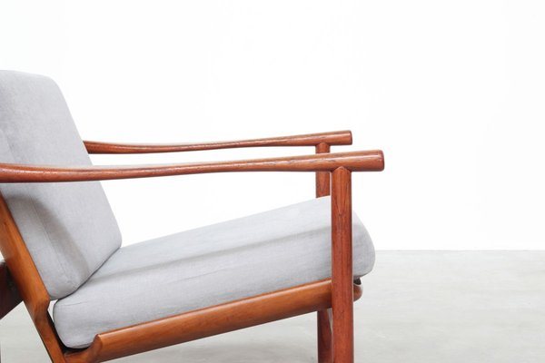 Mid Century Teak Lounge Chair by Illum Wikkelso for Koefoed's Møbelfabrik, 1960s Mid Century Teak Lounge Chair by Illum Wikkelso for Koefoed's Møbelfabrik, 1960s