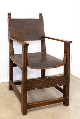 oak armchair