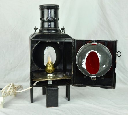 Train Lantern Table Lamp 1920s For At Pamono Train Lantern Table Lamp 1920s For, Train Table Lamp