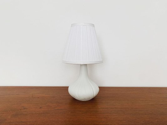 white porcelain table lamp