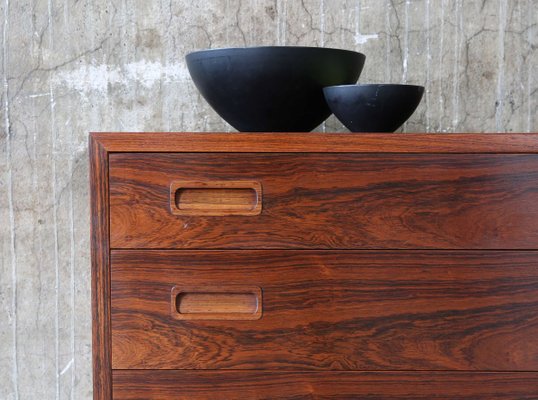 Cajonera Mid Century de palisandro de Poul Hundevad para Hundevad & Co., años 60 Cajonera Mid Century de palisandro de Poul Hundevad para Hundevad & Co., años 60