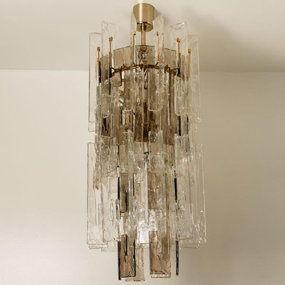 Murano Curved Crystal Chandelier Attributed Carlo Nason Murano Curved Crystal Chandelier Attributed Carlo Nason