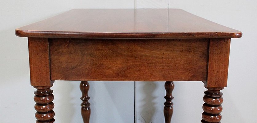 19th Century Louis Philippe Solid Walnut Side Table - Solid Walnut Side Tables 19th Century Louis Philippe Solid Walnut Side Table - Solid Walnut Side Tables