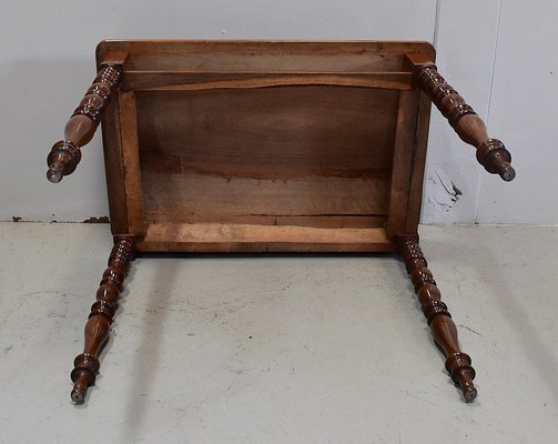 19th Century Louis Philippe Solid Walnut Side Table For Sale At Pamono