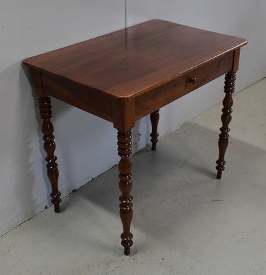 19th Century Louis Philippe Solid Walnut Side Table - Solid Walnut Side Tables 19th Century Louis Philippe Solid Walnut Side Table - Solid Walnut Side Tables