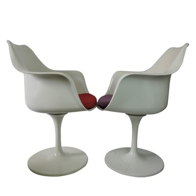 Vintage Tulip Armchairs By Eero Saarinen For Knoll Set Of 4 For Sale At Pamono