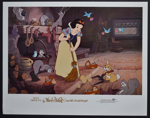 Snow White And The Seven Dwarfs Lobby Card Of Walt Disney S Movie Usa 1937 For Sale At Pamono