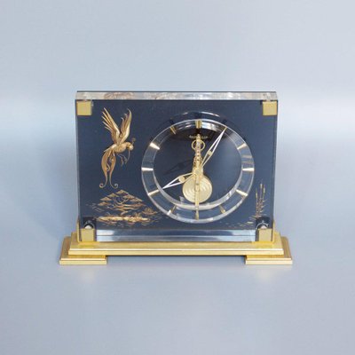 cartier lucite clock