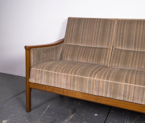 Mid Century Scandinavian Velvet Sofa In, Knoll Style Sofa