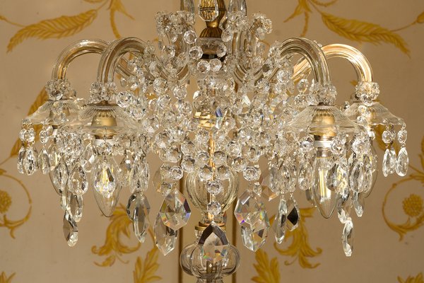Crystal Table Lamp For At Pamono, Large Chandelier Table Lamp