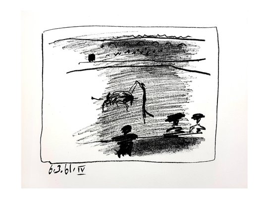 Pablo Picasso Les Banderillas Original 1961 Bei Pamono Kaufen