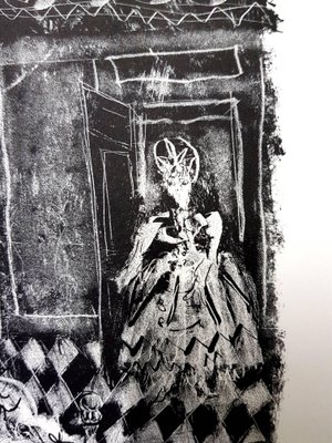 Antoni Clavé - Original Lithograph - For Pushkin's Queen of Spades