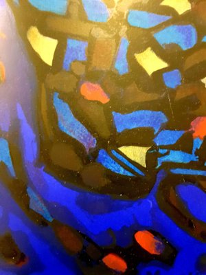 Alfred Manessier - Abstract Blue Composition - Original