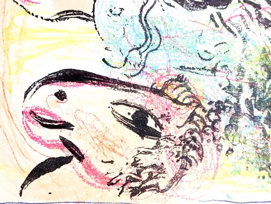 Marc Chagall - Original Lithograph 1963 for sale at Pamono