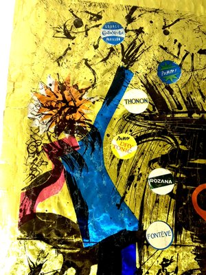 Salvador Dali - Perrier - Lithographic Poster 1970 for sale at Pamono