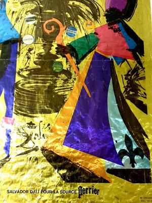 Salvador Dali - Perrier - Lithographic Poster 1970 for sale at Pamono