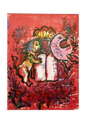 Marc Chagall - The Tables of the Law - Original Lithograph
