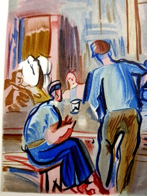 Raoul Dufy (after) - Autoportrait - Lithograph 1965 for sale