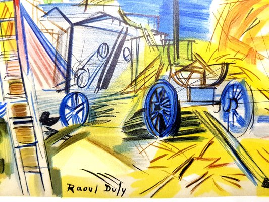 Raoul Dufy (after) - Autoportrait - Litografía 1965 en venta en Pamono