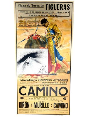 Salvador Dali Corrida Poster With Etching 1961 Bei Pamono Kaufen