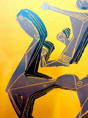 Marino Marini、bunter reiter 1、希少画集画 MARINO MARINI | Galerie Schwarzer