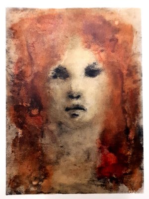 Leonor Fini - Red-Hair - Original Lithograph 1964 for sale at Pamono
