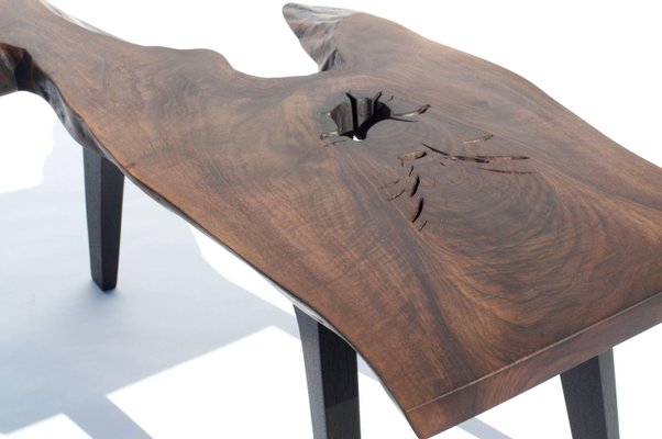 Unique Bog Oak Table By Jorg Pietschmann For Sale At Pamono