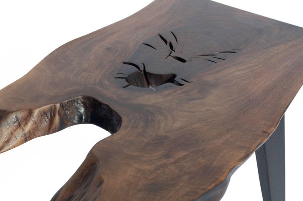 Unique Bog Oak Table By Jorg Pietschmann For Sale At Pamono