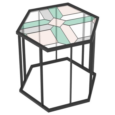 Stained Glass Coffee Table Santissimi Ii Serena Confalonieri For At Pamono - Stained Glass Coffee Table Stained Glass Coffee Table Santissimi Ii Serena Confalonieri For At Pamono - Stained Glass Coffee Table