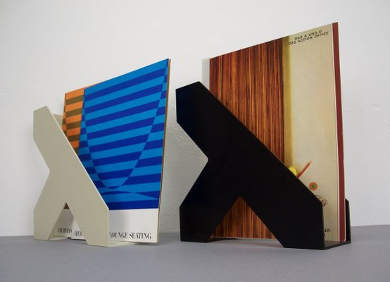 German Magazine Racks by Walter Zeischegg for Helit, 1970s, Set of