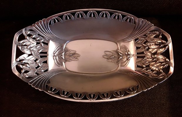 MagiDeal Corbeille à Fruits Sur Pied Plateau Rond Gris Et Argent - Présentoir Élégant Pour Cuisine
