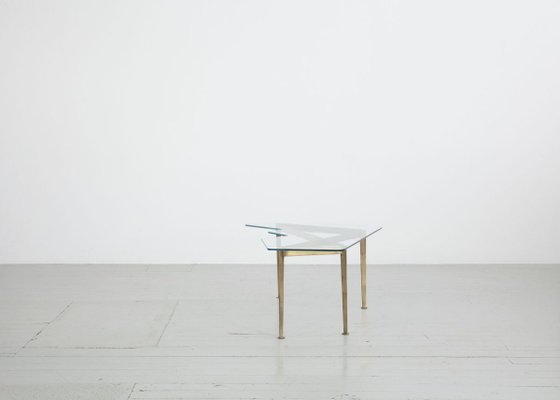 crystal glass coffee table