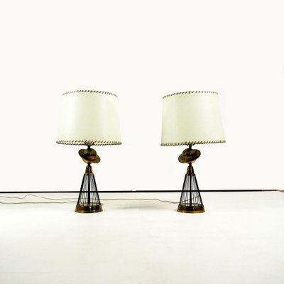 American Table Lamps 1940s Set Of 2, J Hunt And Company Floor Lamps