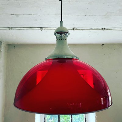 Red ceiling lamp deals