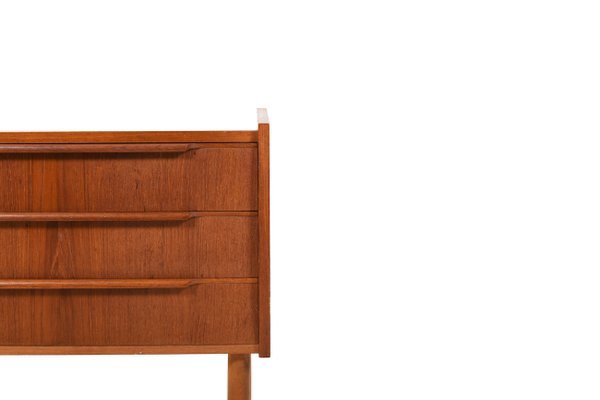 Small Danish Teak Wooden Chest Of Drawers 1960s For Sale At Pamono