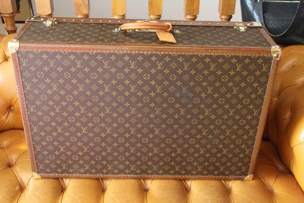 large vintage suitcase