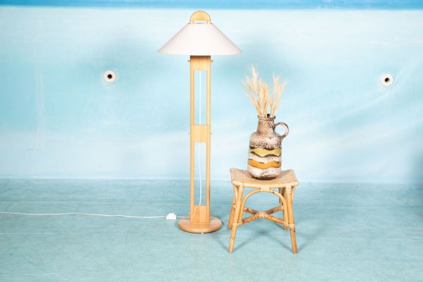 Danish Pinewood Floor Lamp From Lys 1970s For At Pamono Danish Pinewood Floor Lamp From Lys, Icicle Floor Lamp Replacement Glass