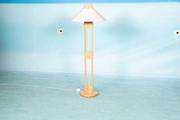 Danish Pinewood Floor Lamp From Lys 1970s For At Pamono Danish Pinewood Floor Lamp From Lys, Icicle Floor Lamp Replacement Glass