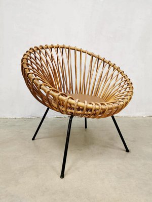 Vintage Boho Lounge Chairs 1950s Set of 3