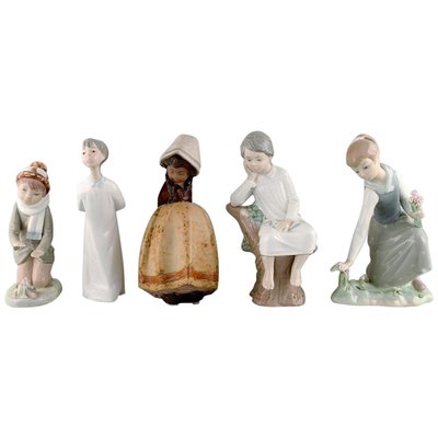 Spanische Vintage Porzellanfigurinen von Lladro, Nao und Zaphir