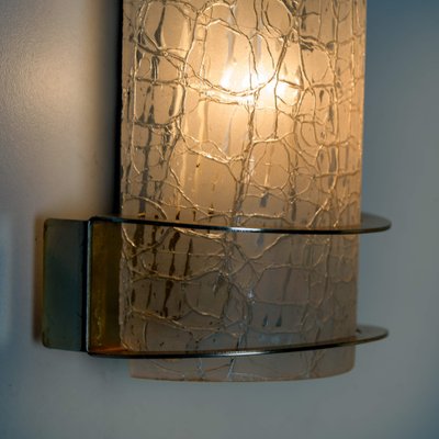 Crackle glass sales wall sconce
