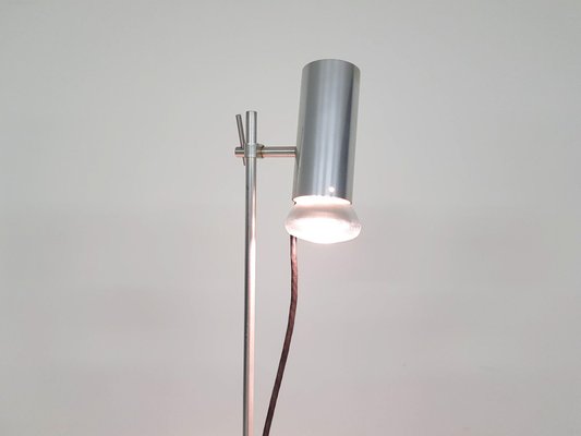 Mid Century Modern Silver Floor Lamp, Modern Silver Floor Lamp