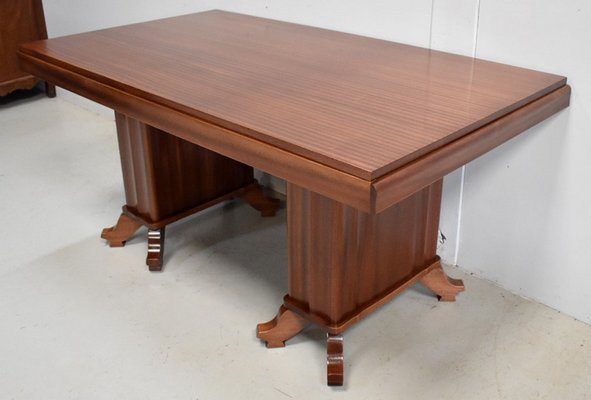Solid mahogany 2024 dining table